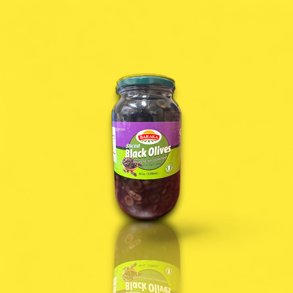 Baraka Sliced Black Olives (46 oz)