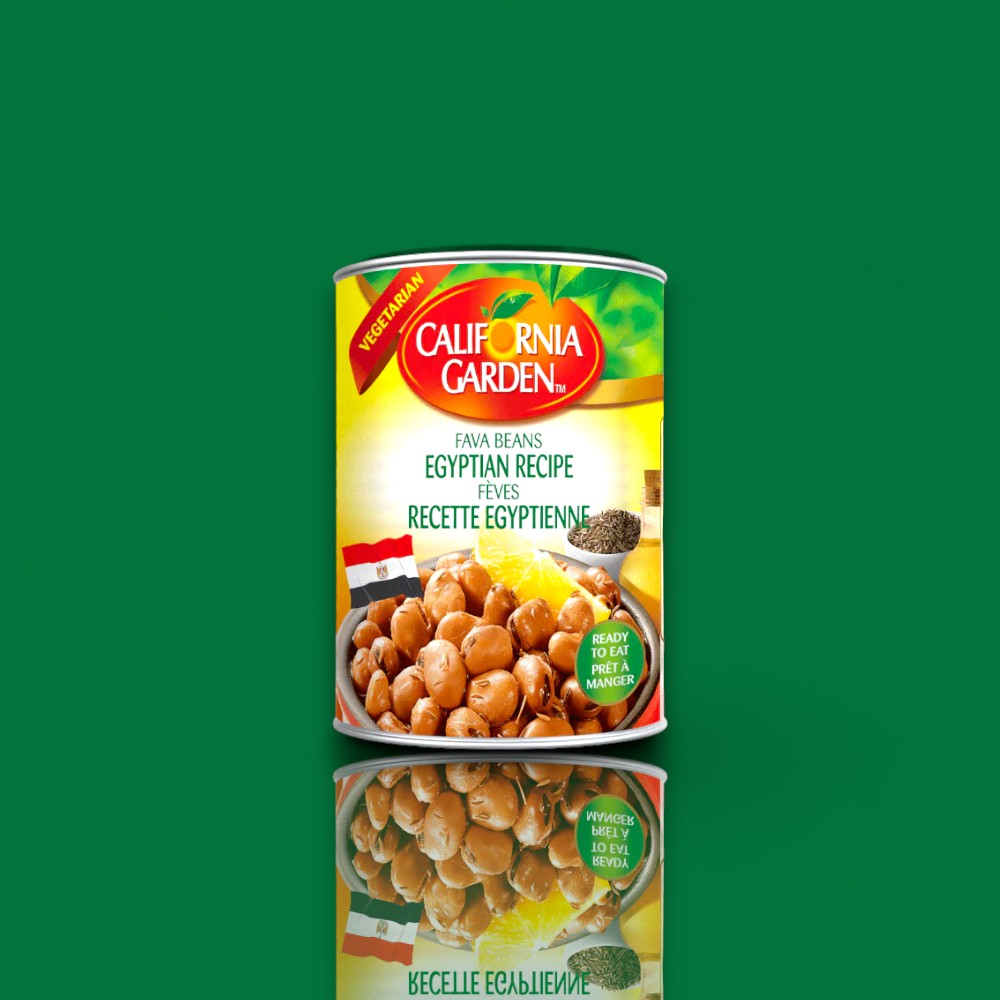 California Garden Peeled Fava Beans Egyptian Style (16 oz)