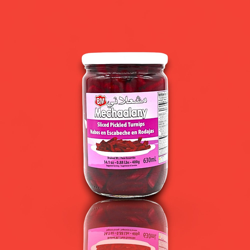 Mechaalany Sliced Pickled Turnips (14 Oz)