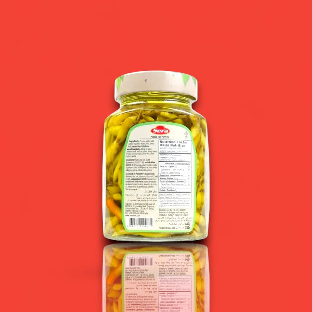 Sera Pickled Hot Finger Peppers (24 oz)