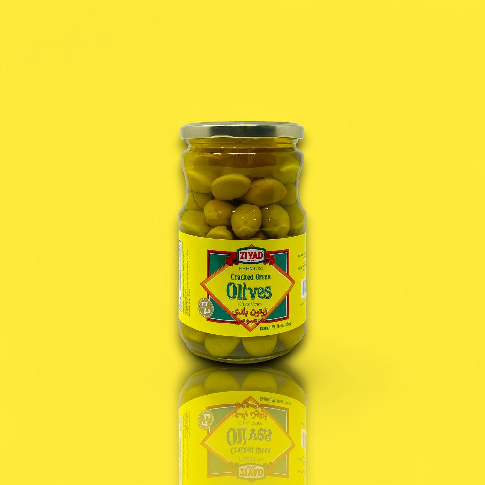 Ziyad Cracked Green Olives (454 g)