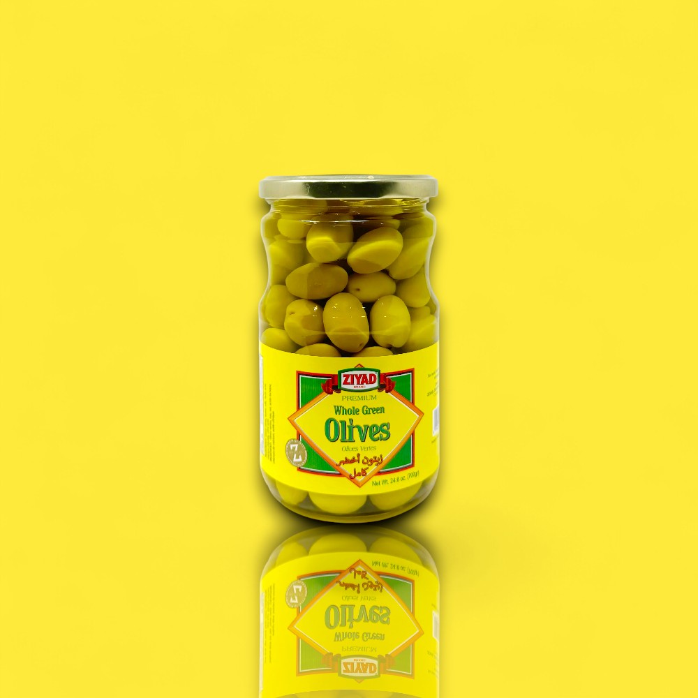 Ziyad Whole Green Olives (24 oz)