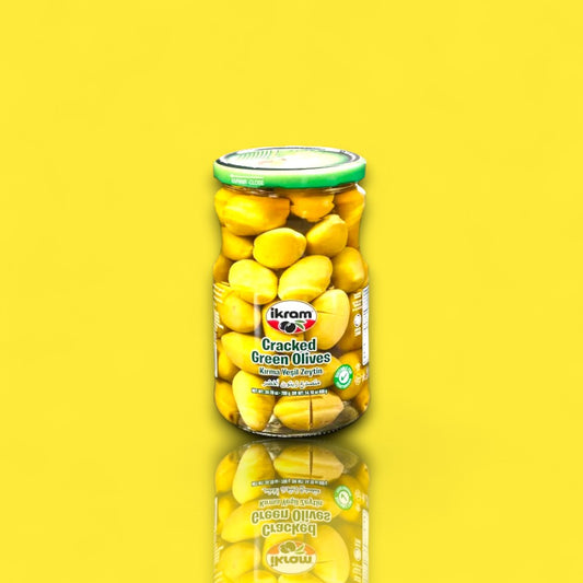 Ikram Cracked Green Olives (400 g)