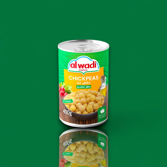 Al Wadi Chickpeas in Brine (14 oz)