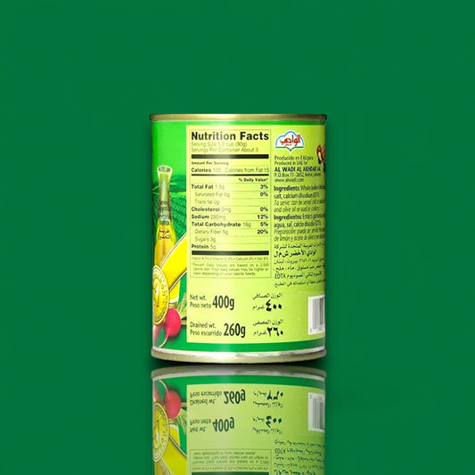 Al Wadi Chickpeas in Brine (14 oz)