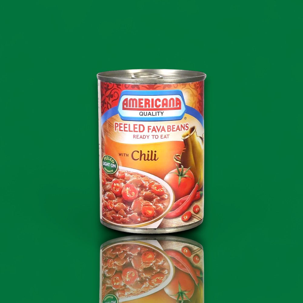 Americana Peeled Fava Beans with Chili (15.9 oz)
