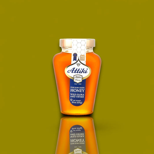 Attiki Greek Honey Wild Flora & Thyme (455g)