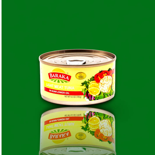 Baraka Light Meat Tuna in Sunflower Oil (185g)
