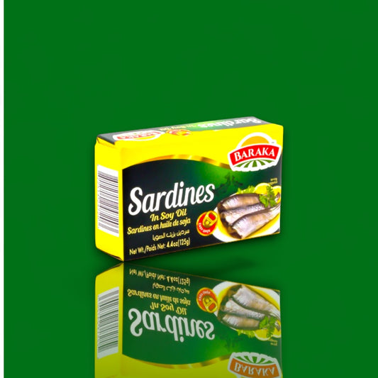 Baraka Sardines in Soya Oil (125g)