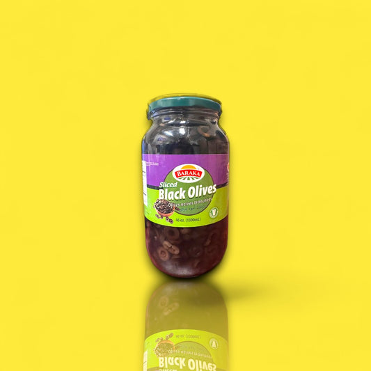 Baraka Sliced Black Olives (46 oz)