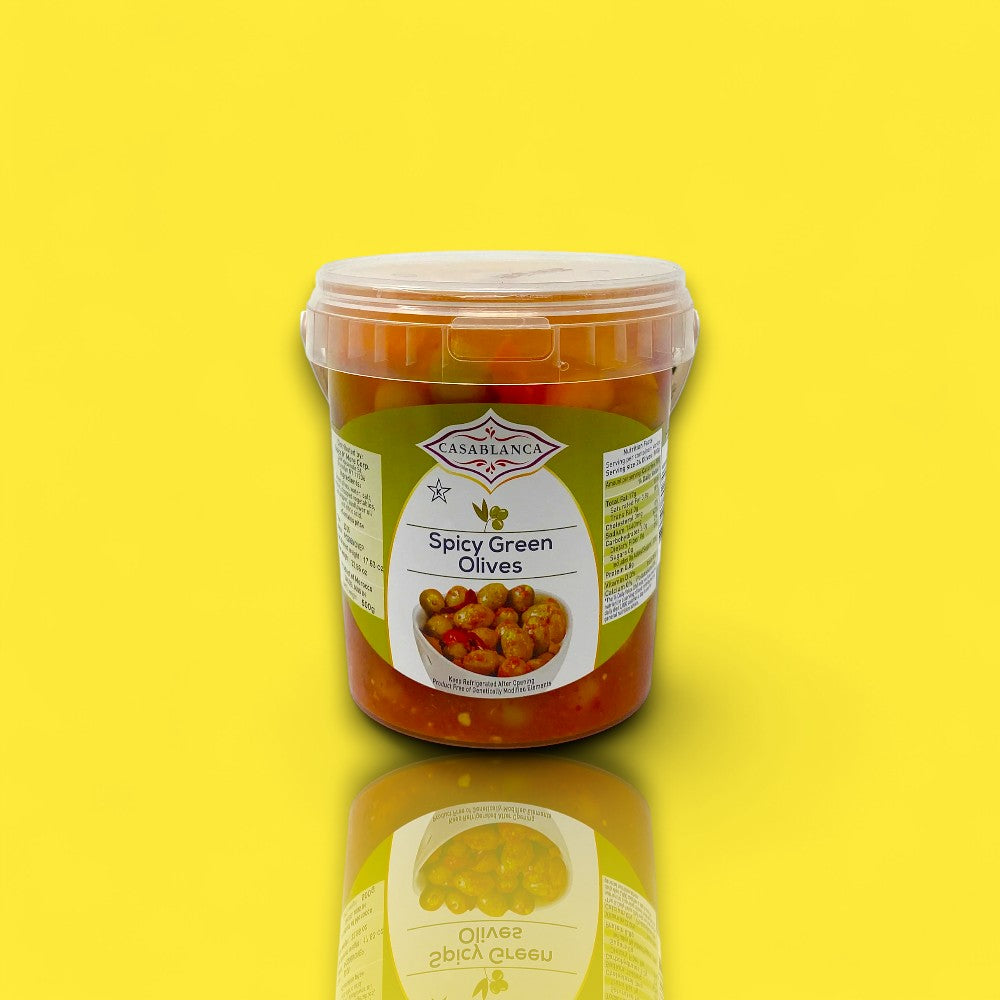 Casablanca Spiced Green Olives (500 g)