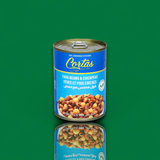 Cortas Fava Beans and Chickpeas (14 oz)