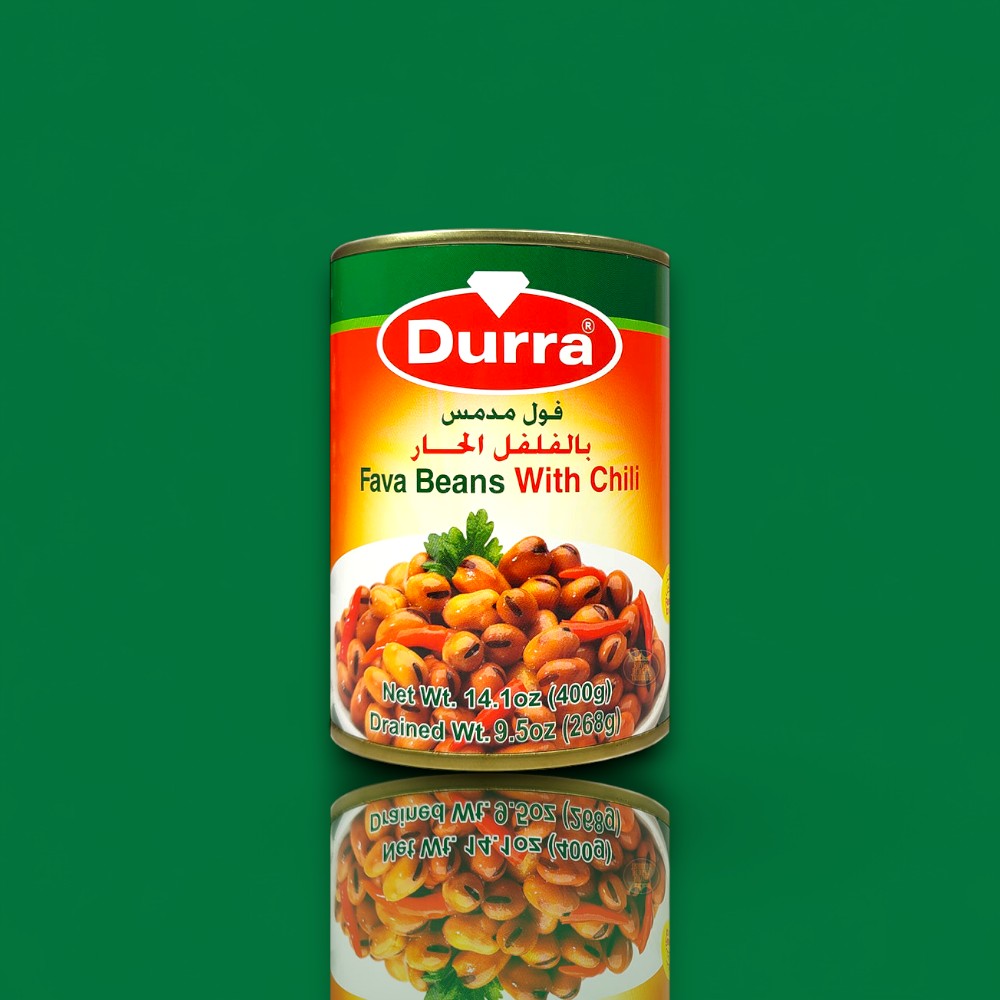 Durra Fava Beans with Chilli (400g)