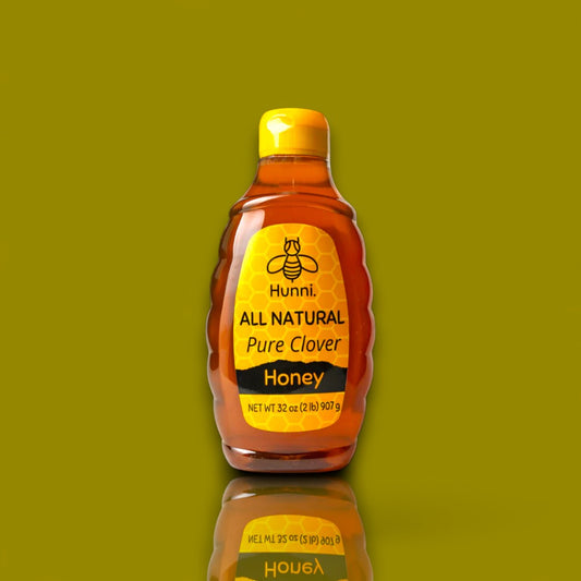 Hunni All Natural Pure Clover Honey (32 oz)