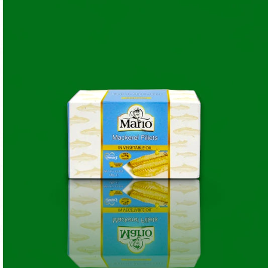 Mario Mackerel Fillets in Vegetable Oil (125g)