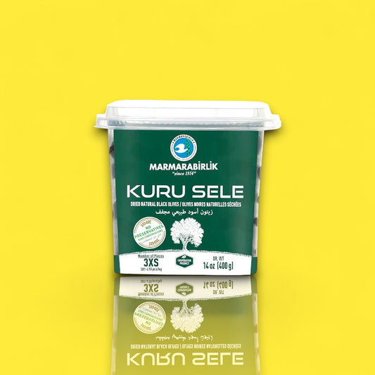 Marmarabirlik Dried Natural Black Olives 3XS (400 g)