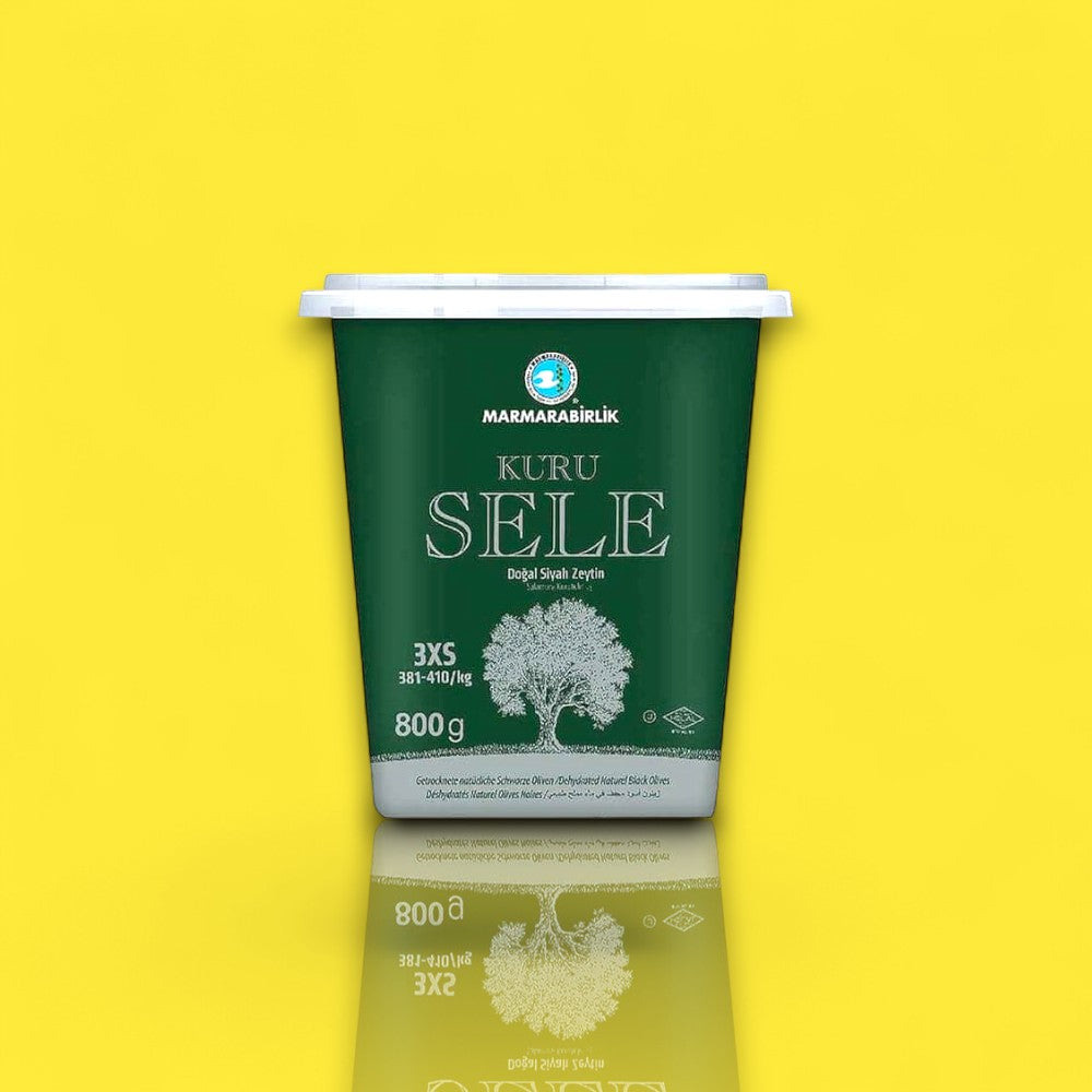 Marmarabirlik Dried Natural Black Olives 3XS (800 g)
