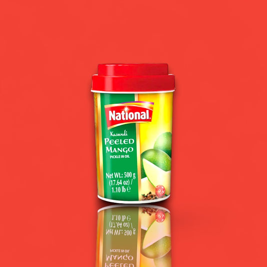 National Kasundi Peeled Mango Pickle (35 oz)