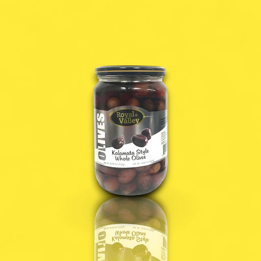 Royal Valley Kalamata Style Whole Olives (24 oz)