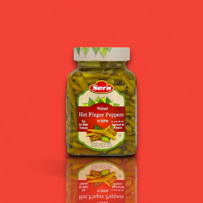 Sera Pickled Hot Finger Peppers (24 oz)