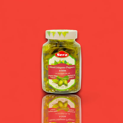 Sera Pickled Sliced Jalapeño Peppers (24 oz)