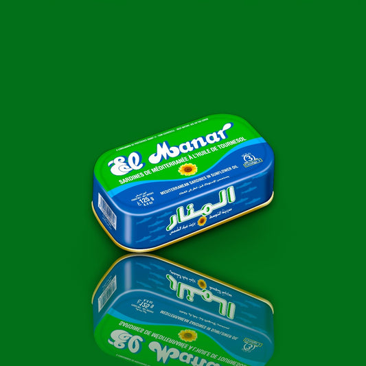El Manar Sardines in Sunflower Oil (125g)