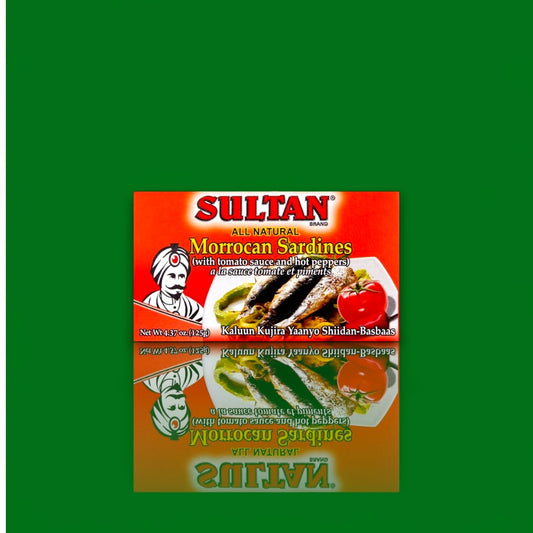 Sultan Sardines in Tomato Sauce & Hot Peppers (125g)
