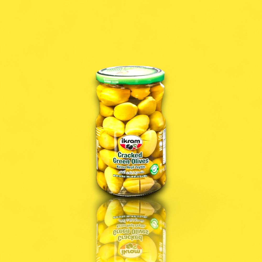 Ikram Cracked Green Olives (400 g)
