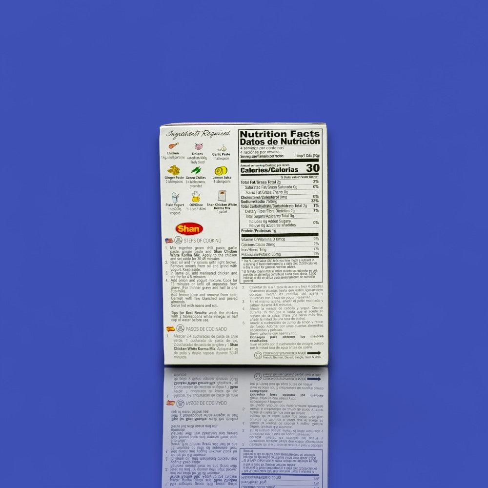 Shan Chicken White Korma Mix (40 g)